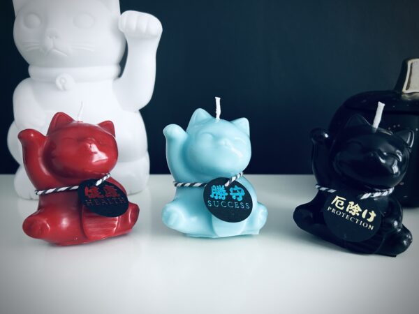 Maneki Neko Scented Candle - katsumori 勝守- Success - Image 3