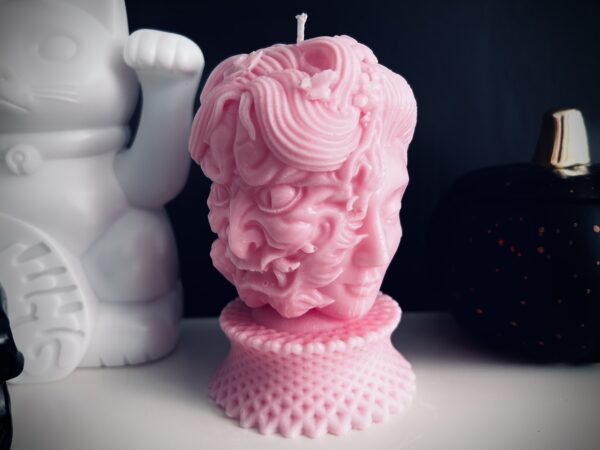 Demon Mask Candle - Cherry Blossom Tea - Image 5