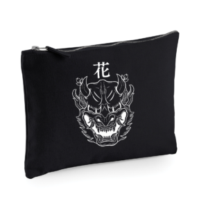 Hannya Demon Mask Zip Pouch