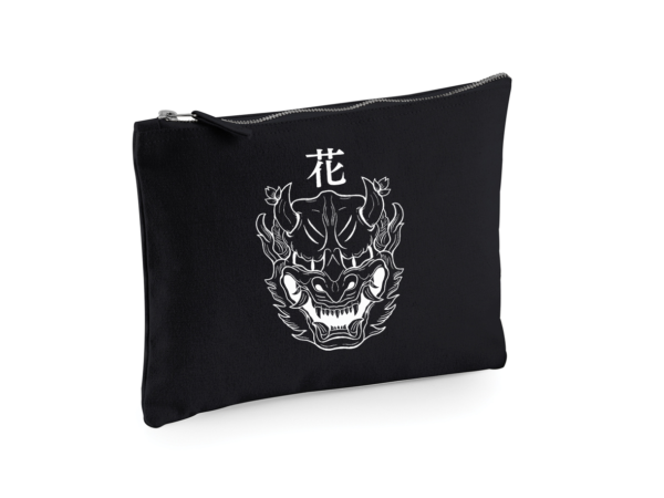 Hannya Demon Mask Zip Pouch