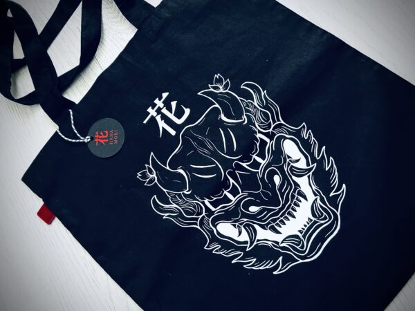 HANNYA DEMON MASK TOTE BAG - Image 3